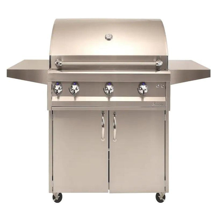Artisan Professional 36" 3-Burner FS LP Grill With Rotisserie