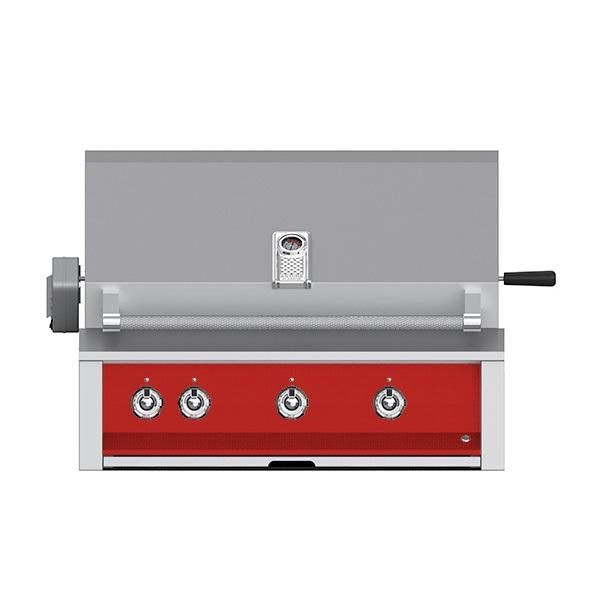 Aspire by Hestan 36" Built In LP Grill with Two Tubular U-Burners, Sear Burner and Rotisserie