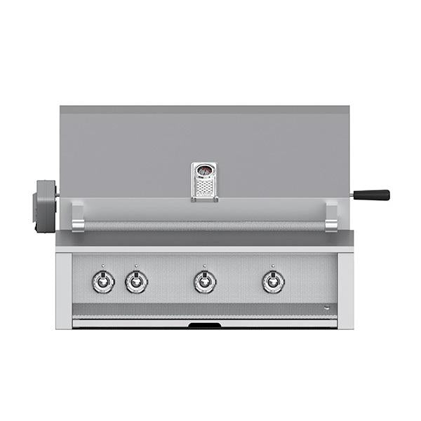 Aspire by Hestan 36" Built In LP Grill with Two Tubular U-Burners, Sear Burner and Rotisserie