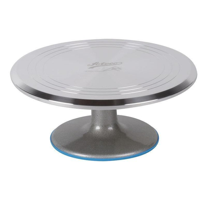 Ateco Revolving Cake Decorating Stand, Aluminum Turntable and Base with  Non-Slip Pad, 12-Inch Round