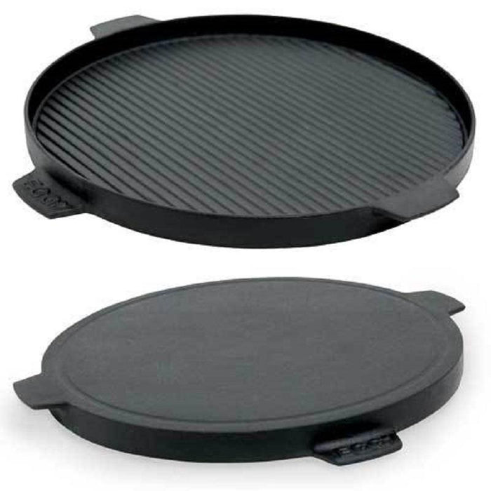 Big Green Egg 14" Dual-Sided Cast Iron Plancha Griddle