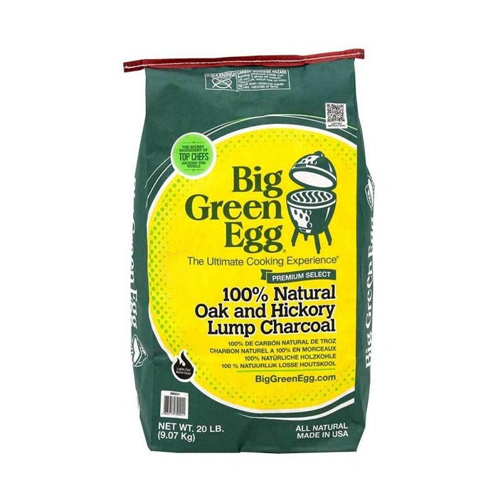 Big Green Egg All Natural Hickory and Oak Lump Charcoal 20 lb