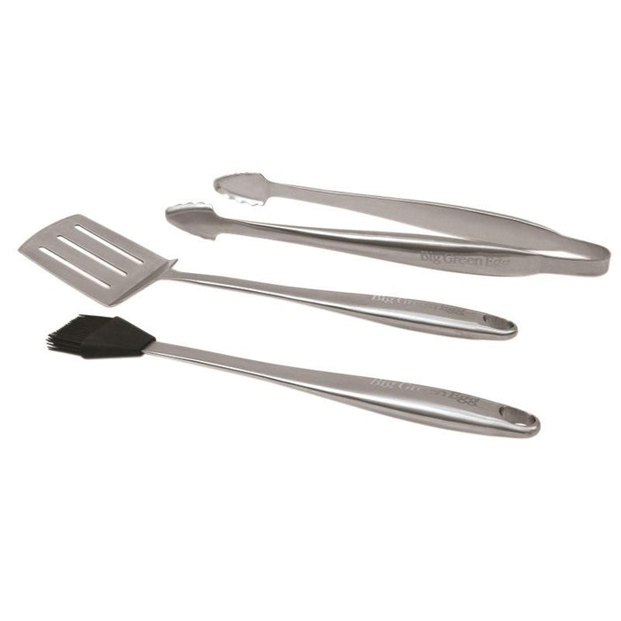 Big Green Egg Stainless Steel 3-Piece BBQ Tool Set