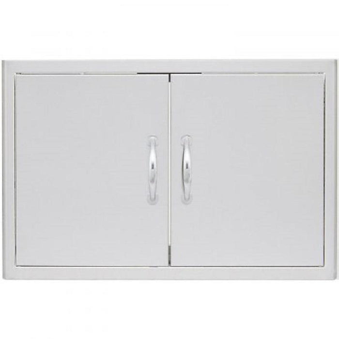 Blaze 32 1/4" Stainless Steel Enclosed Dry Storage Cabinet with Shelf