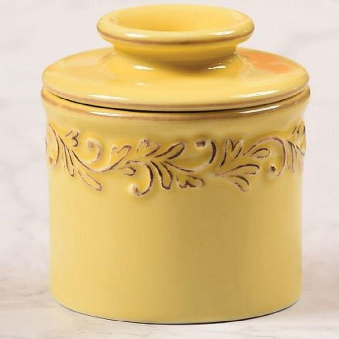 Butter Bell Crock Antique Goldenrod - Faraday's Kitchen Store