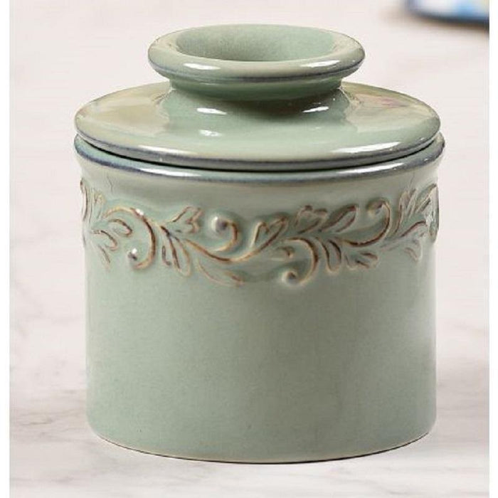 Butter Bell Crock Antique Sea Spray - Faraday's Kitchen Store