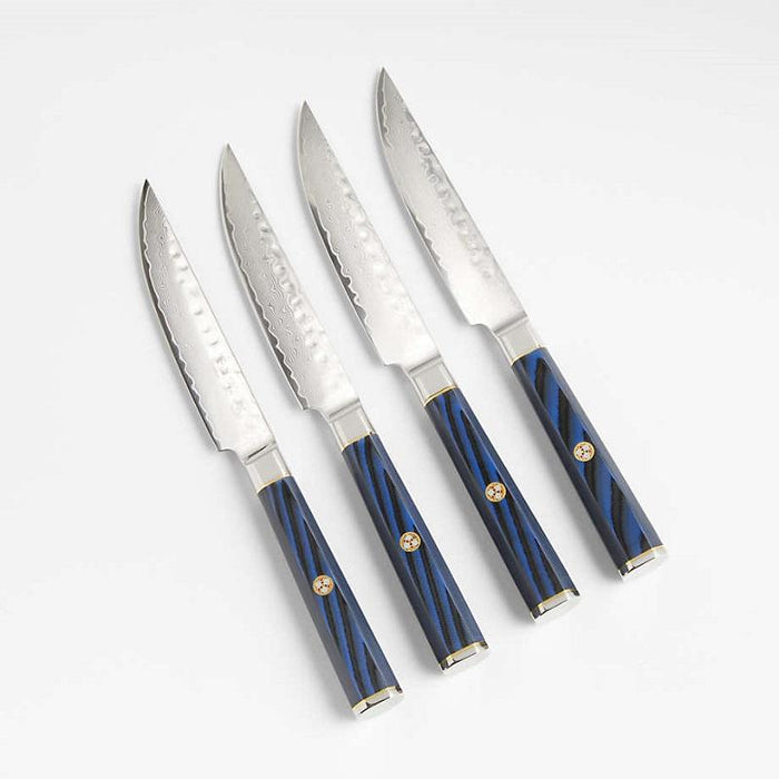 Cangshan Kita Blue 4-Piece Steak Knife Set