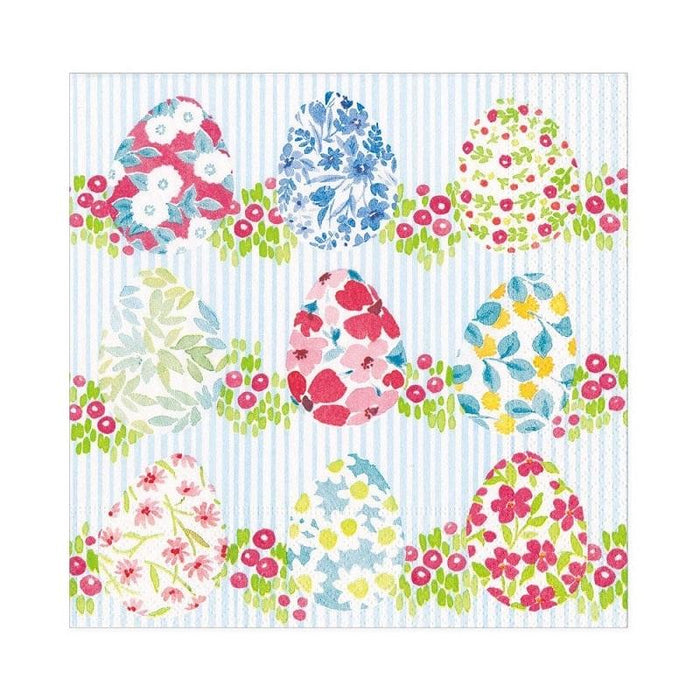 Caspari Blooming Daisy Paper Cocktail Napkins - 20 Pack