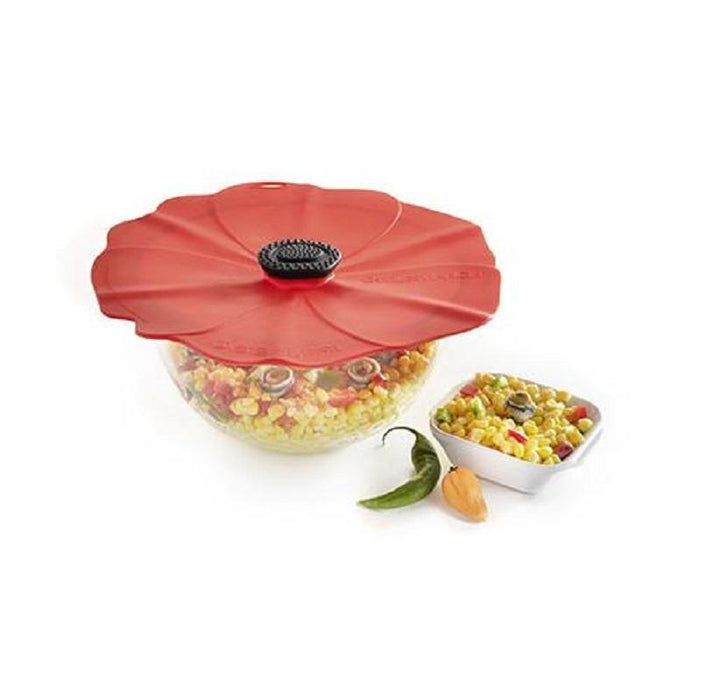 Charles Viancin 9"� Poppy Silicone Lid - Faraday's Kitchen Store