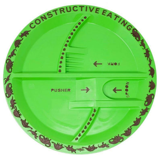 Constructive Eating Dino Plate - Faraday's Kitchen Store