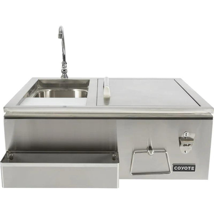 Coyote 30" Stainless Steel Built-In Refreshment Center