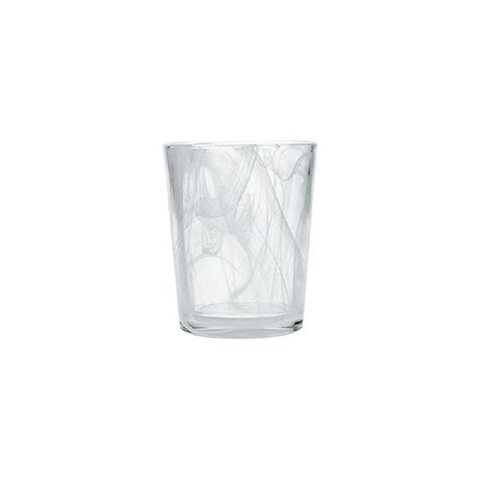 Fortessa 11-oz Swirl White Glass