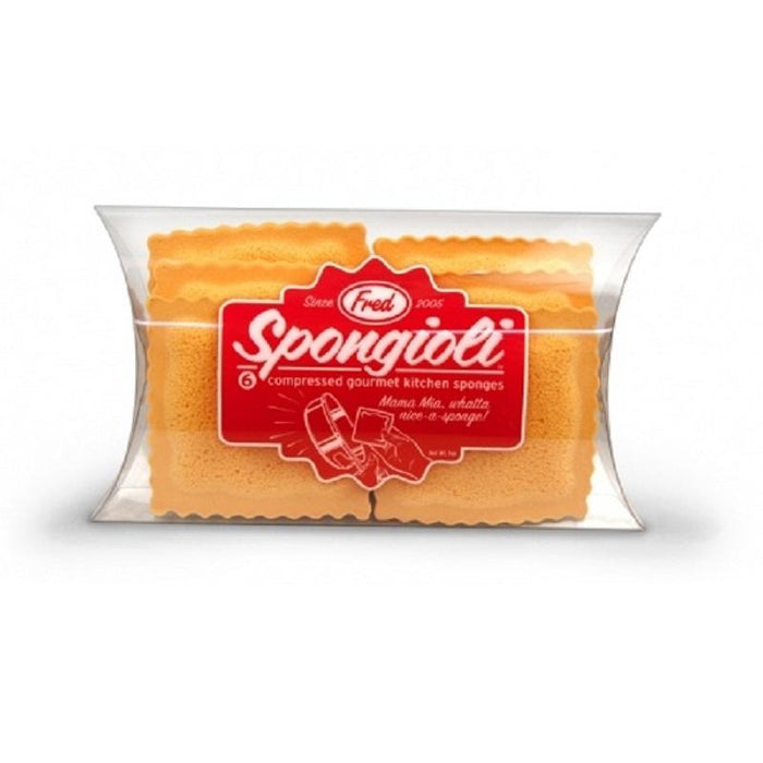 Fred and Friends Spongioli Sponges - 6 Pack