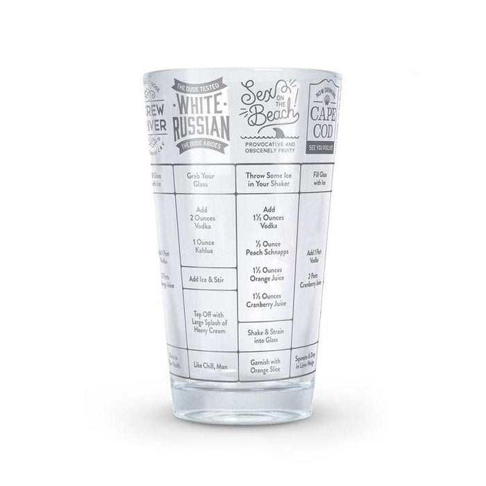 Good Measure 16-oz Vodka Cocktail Recipe Glass
