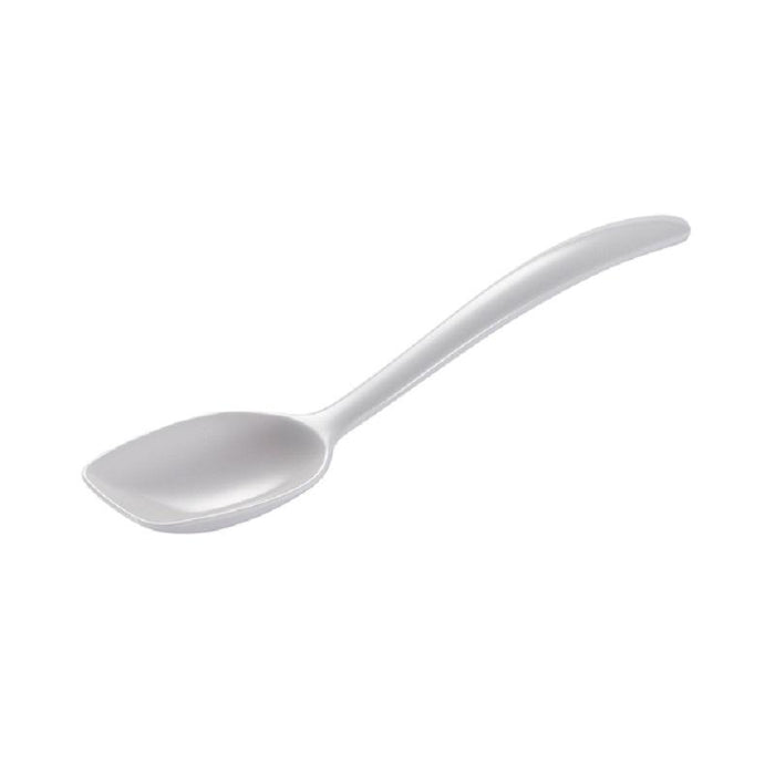 Gourmac White 7.5" Melamine Mini Spoon