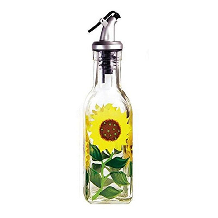 Grant Howard 6-Ounce Glass Sunflower Oil & Vinegar Bottle