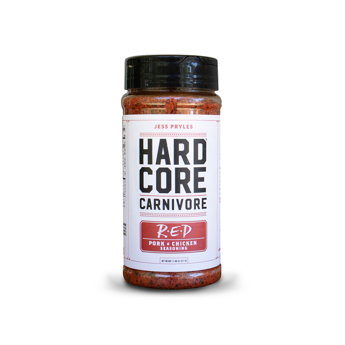 Hardcore Carnivore Red Shaker Jar - 11 oz
