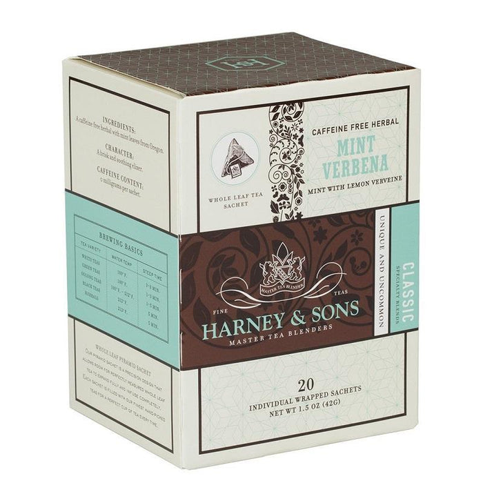 Harney & Sons Mint Verbana Tea Sachet - 20 pack