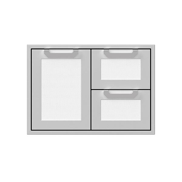 Hestan 30" Double Combo Door/Drawer, Grove/Green