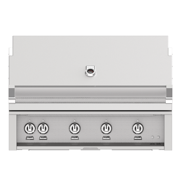 Hestan 42" Built-In Grill with 3 Trellis burners, 1 Sear Burner and Rotisserie, Propane