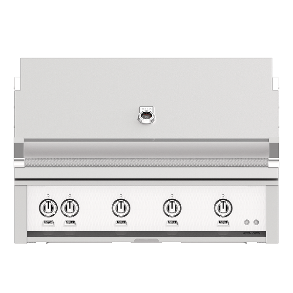 Hestan 42" Built-In Grill with 3 Trellis burners, 1 Sear Burner and Rotisserie, Propane