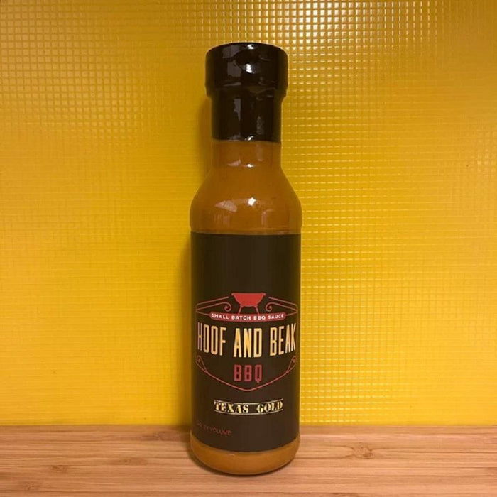 Hoof and Beak Texas Gold BBQ Sauce - 12oz