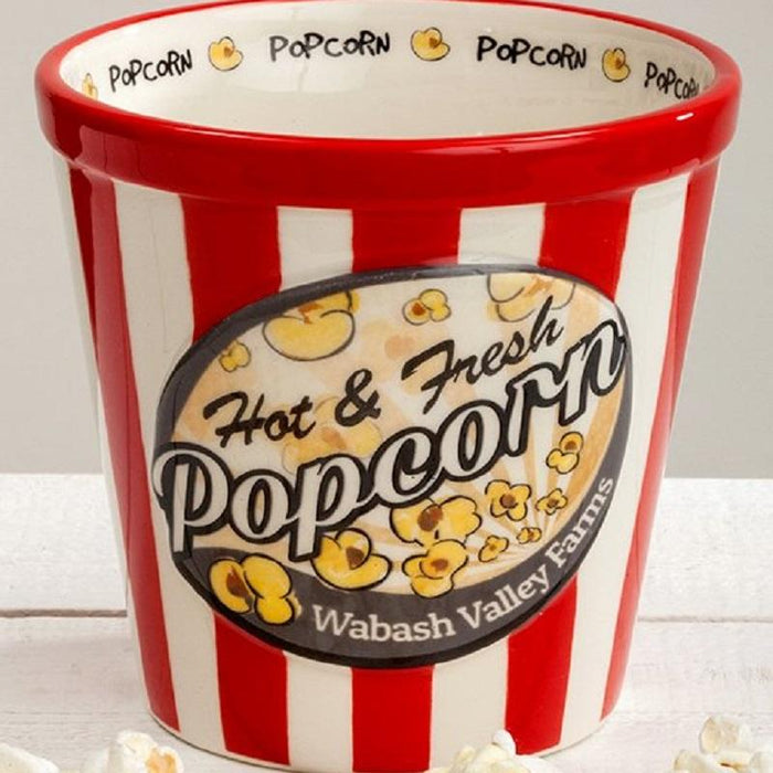 Wabash Valley Farms Hot and Fresh Ceramic Popcorn Tub - Small