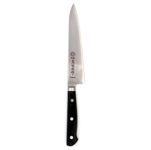 Kikuichi Semi-Stainless 6" Utility Knife, 15 cm. - Faraday's Kitchen Store