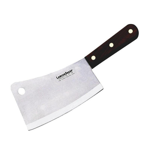 Lamson Goodnow 7.25" Meat Cleaver with Black Composite Handle - Faraday's Kitchen Store