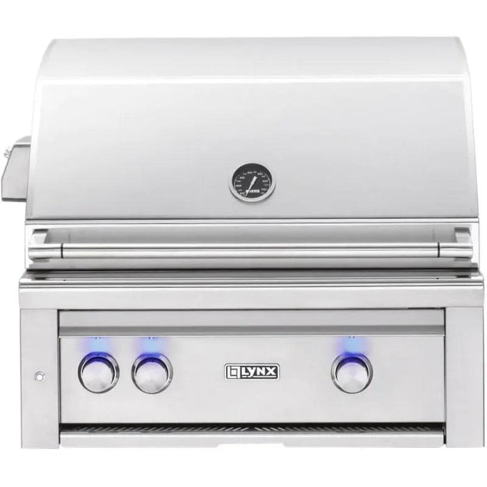 Lynx Pro 30" BI NG Grill -All Infrared Trident Burners w/ Rotisserie