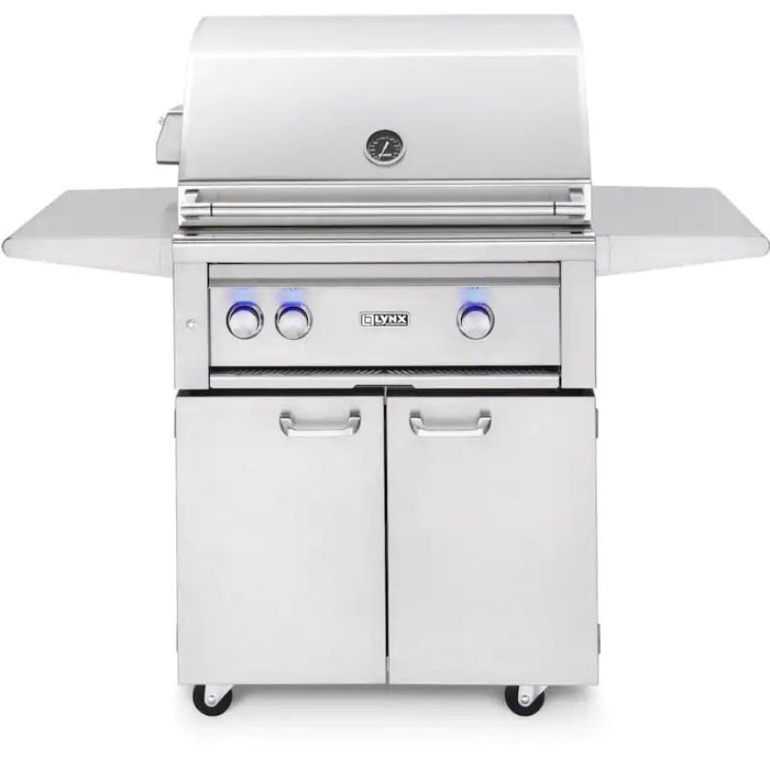 Lynx Pro 30" NG Grill w/ Infrared Trident Burners / Rotisserie / Cart