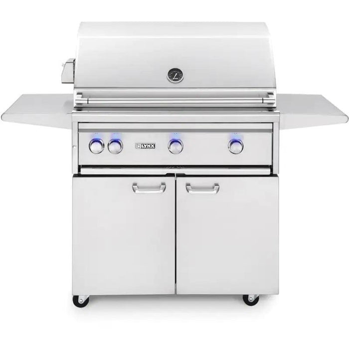 Lynx Pro 36" Freestanding NG Grill w/ One Infrared Trident Burner and Rotisserie