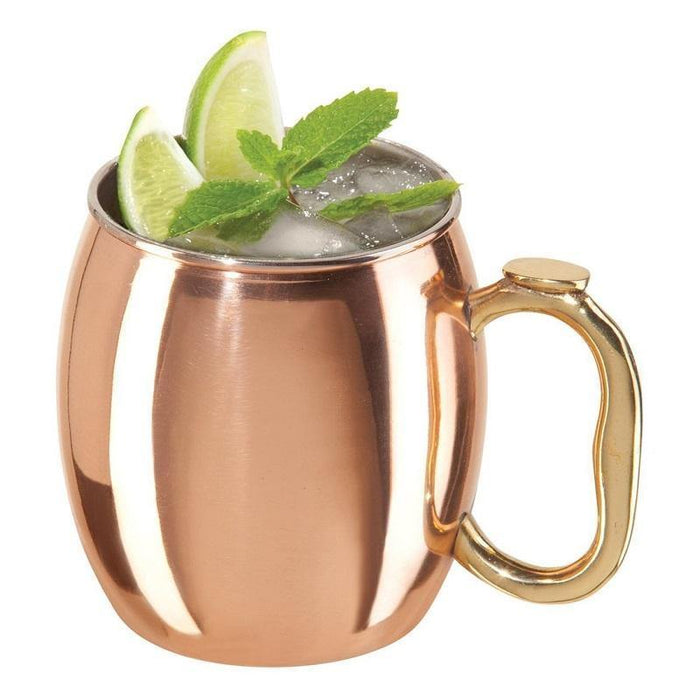 Moscow Mule Mug Copper Plated Stainless Steel - Faraday's Kitchen Store
