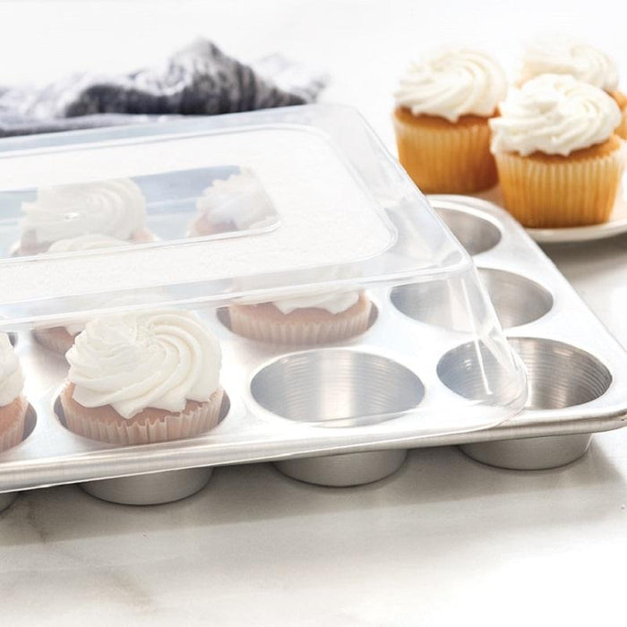 Nordic Ware Naturals 12-Cup Muffin Pan with High Domed Lid