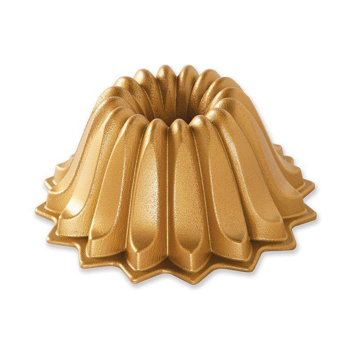 Nordic Ware Lotus 5 Cup Bundt Pan with Gold Nonstick - Faraday's Kitchen Store