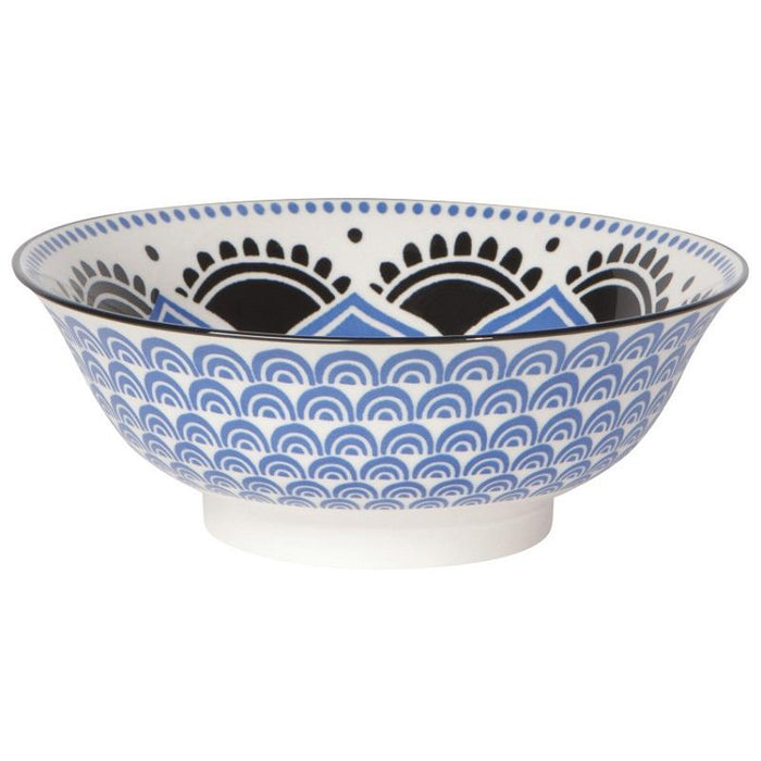 Now Designs Blue Flora Stamped Bowl - 30 oz.