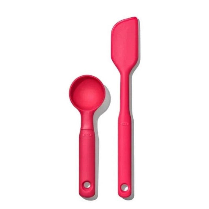 OXO Silicone Cookie Scoop and Small Spatula Set