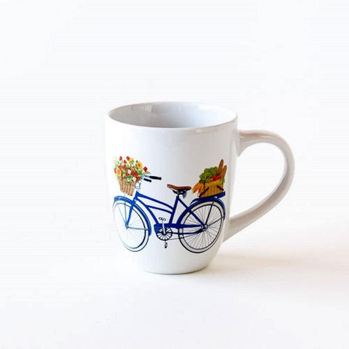 One Hundred 80 Degrees 20-oz Stoneware Bicycle Mug