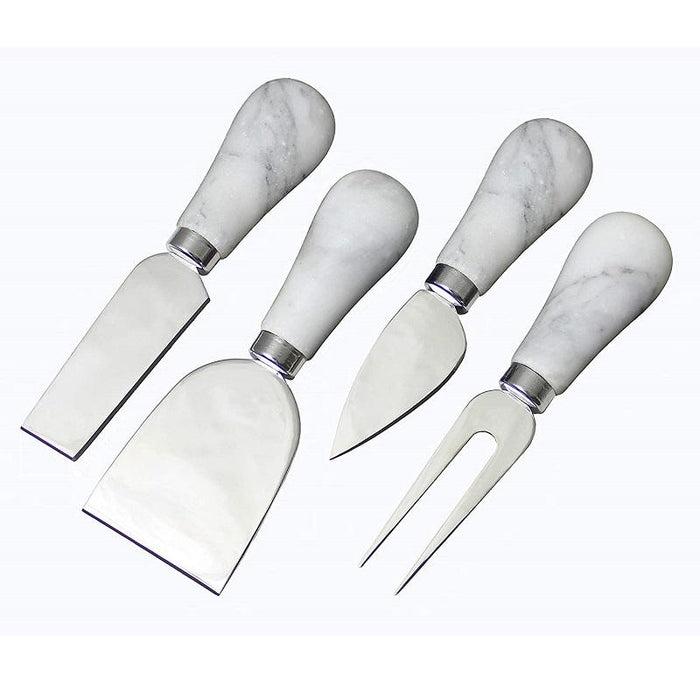 Prodyne White Marble Cheese Knife Set