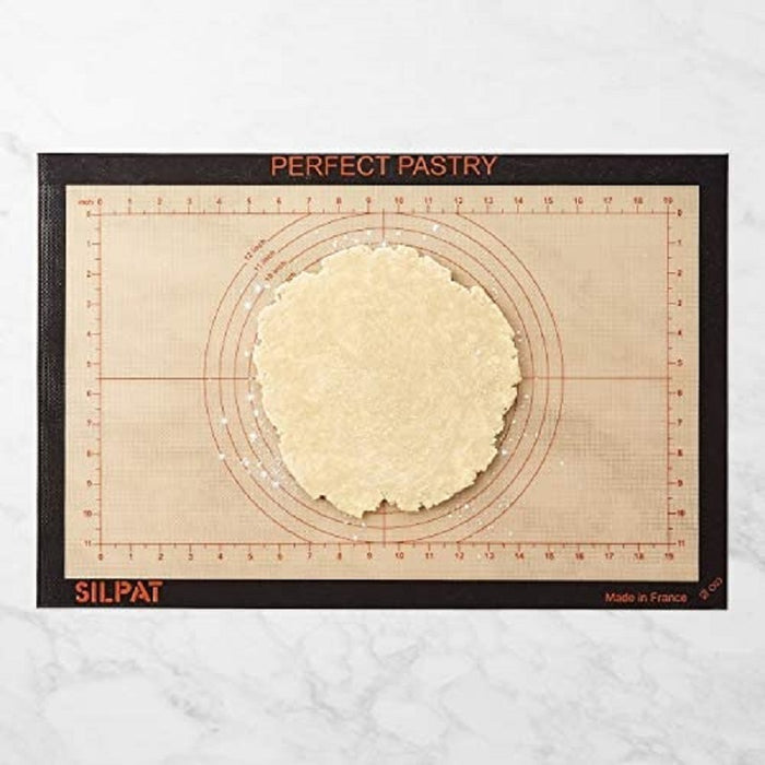 Silpat Perfect Pastry Non-Stick Silicone Countertop Workstation Mat, 15-1/8" x 23"