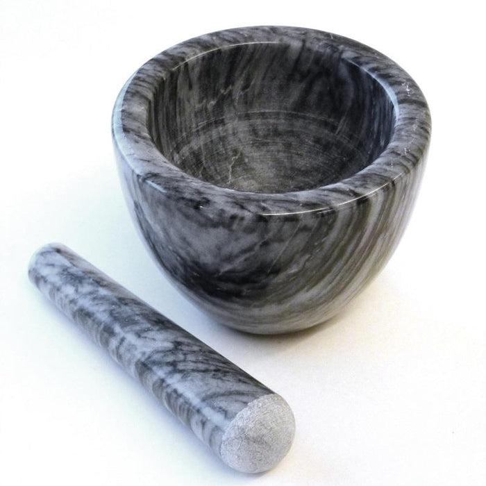 RSVP Grey Marble Mortar and Pestle