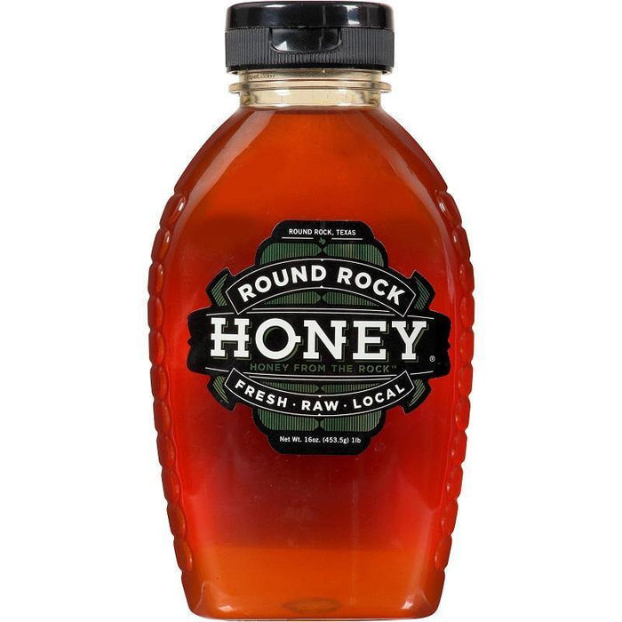 Round Rock Raw Wildflower Honey 16-oz - Faraday's Kitchen Store