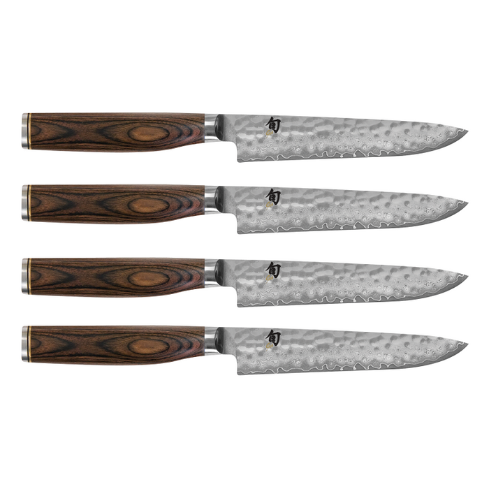 Shun Premier Steak Knives with 5" Blade set of 4