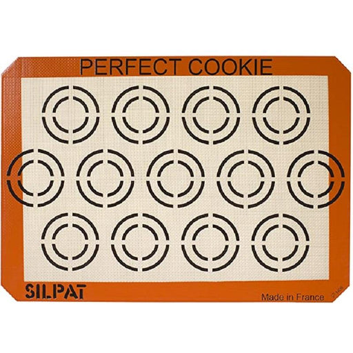 Silpat Pefect Cookie Silicone Baking Mat, Orange, 11.5 x 16.5