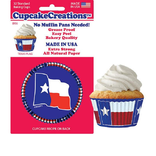 CAkeSupplyShop Celebrations 250 White Bulk Large Jumbo Texas Muffin/Cupcake  Cups White flutted Cupcake Liners Baking Cups