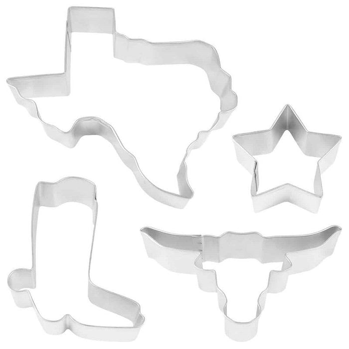 Texas State Cookie Cutter Set (4 Piece Set)