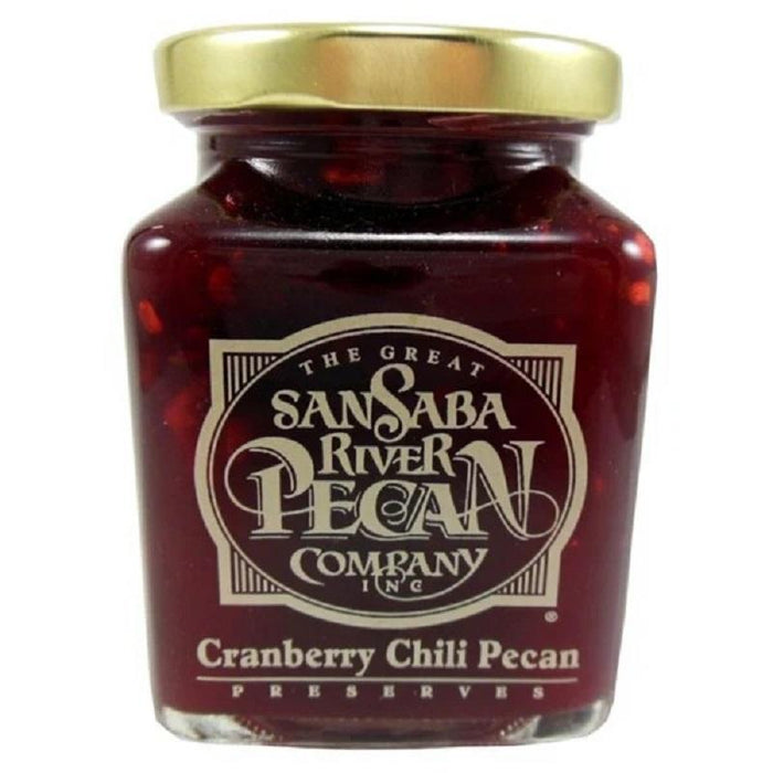 The Great San Saba River Pecan Co. Cranberry Chili & Pecan Preserves - 11 Oz