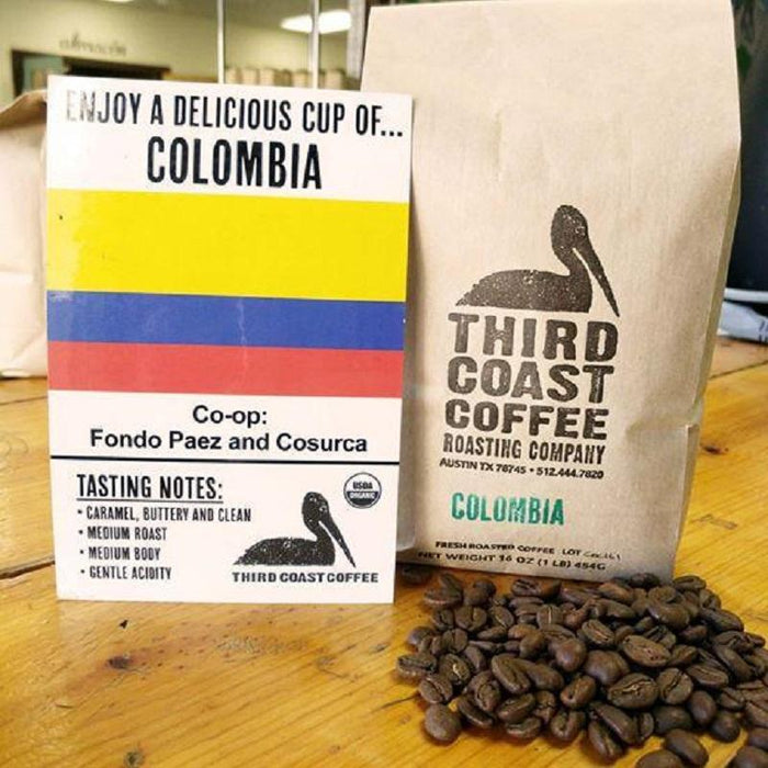 Third Coast Coffee - Colombia 12 oz - Whole Beans