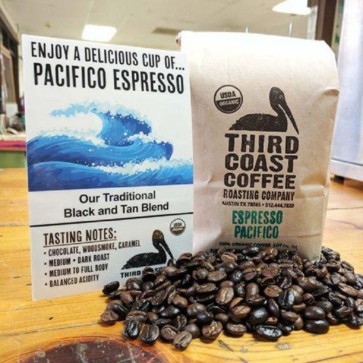 Third Coast Coffee - Espresso Pacifico 12 oz - Whole Beans - Faraday's Kitchen Store