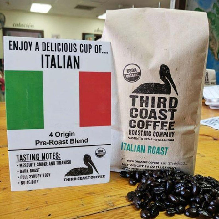 Third Coast Coffee- Italian Roast 12 oz - Whole Beans